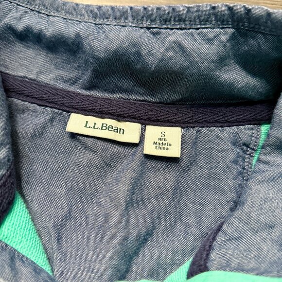 L.L. Bean Women's Soft Cotton Rugby Sweater - Picture 4 of 6